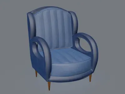 Drops Armchair 3D model