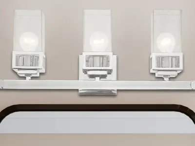 Nailwell 3 - Light Dimmable Vanity Light - 2 Colour Free 3D model
