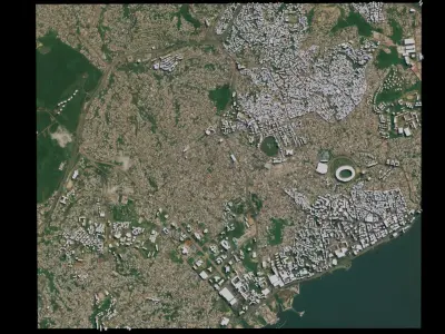 Libreville - Gabon 3D model