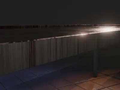 MetallicStretcher-WithBlood - PBR Free low-poly 3D model