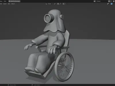 Professor Hood AKA Dr HOOD 3D Model 3D model