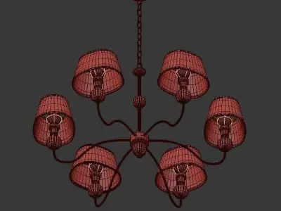 Arte chandelier 3D model