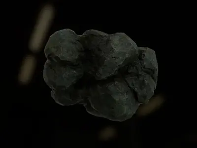 Forest Rock Low-poly 3D model