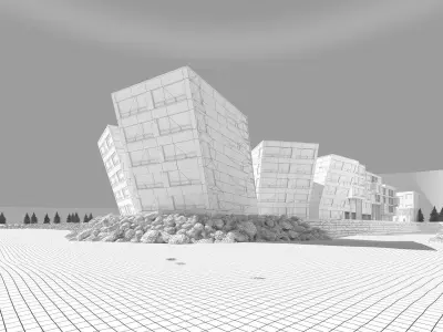 Scene 03 Archexteriors for C4D vol 20 3D model