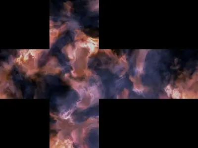 24 original Cubemaps 6k Cloudy space starfield Low-poly 3D model