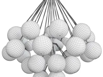 Lighting by BLU Bronzeville Pendant Low-poly 3D model