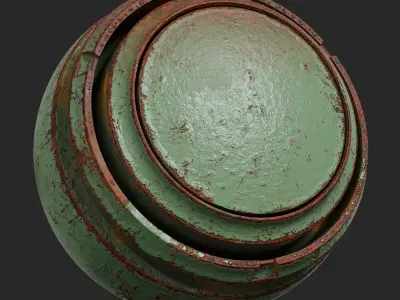 Painted Metal Substance Smart Materials - Vol 1 Texture