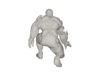 Superhero concept 3D model buy