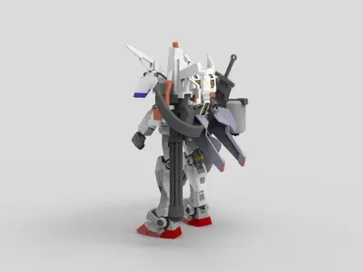 Gundam RX-78 Custom Gutling 3D model