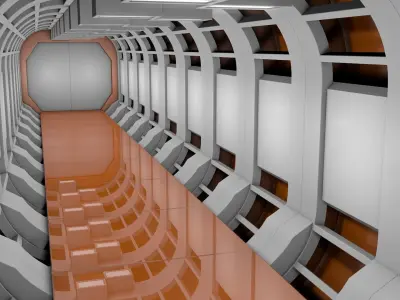 Sci Fi Corridor 3D model