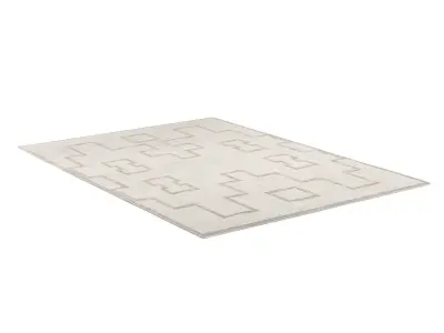 KHEDA WOOL RUG 3D model