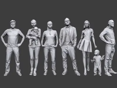  Complete Lowpoly People Pack 