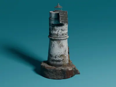 Lighthouse 3D model 7