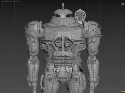 Post-Royal Battle Mech 01 3D model