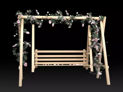 Rose swing 3D model