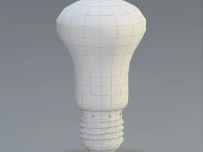 Classictone Superlux light bulb Low-poly 3D model