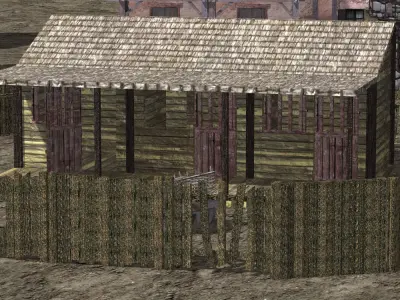 Medieval Village 3D model