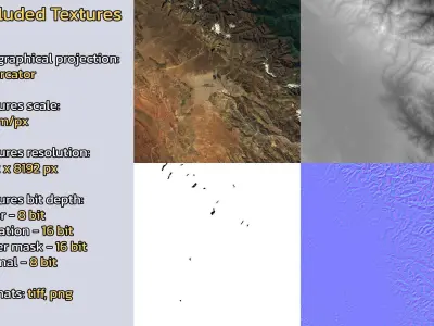 La Paz Bolivia City Landscape 3D Model 3D model