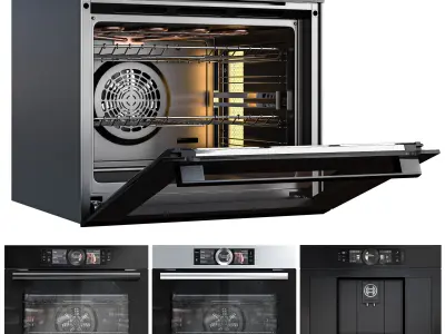 bosch kitchen appliances Low-poly 3D model