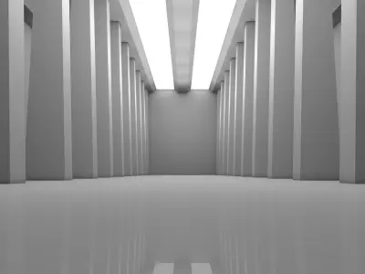Sci Fi Warehouse 3D model order