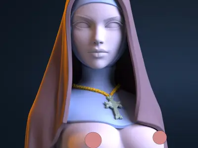Naughty Sister 3D print model