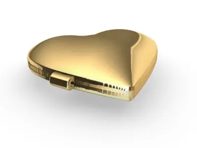 Heart Reliquary - Photo Holder - Relicario Diagonal 3D print model