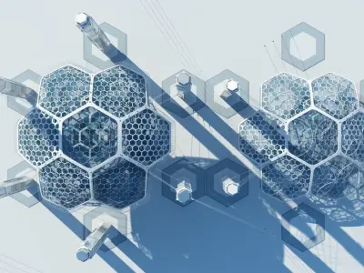 Futuristic Architectural Structure 16 3D model