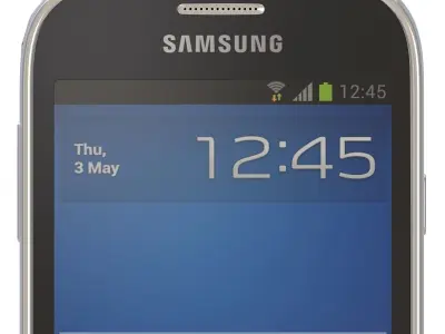 Samsung Galaxy Fresh s7390 Black 3D model