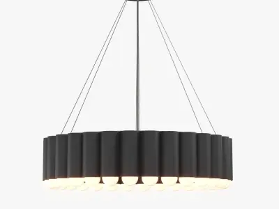 Carousel Chandelier PBR 3D model