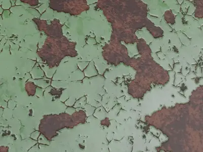 Machine Chipped Paint PBR Seamless Texture