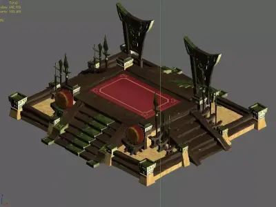 Xiqiao City - Bezutai 21 3D model