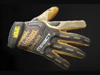 Glove gta san andreas gloves Low-poly 3D model