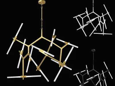 74220x Struttura Lightstar Chandelier 3D model