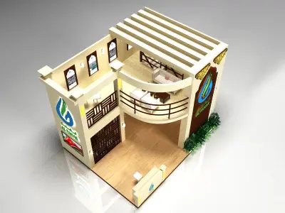 Exhibition Stand 3D model