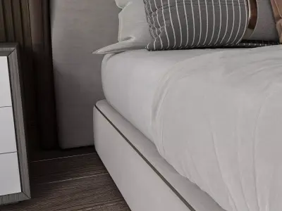 Modern Classic Master Bedroom 3D model