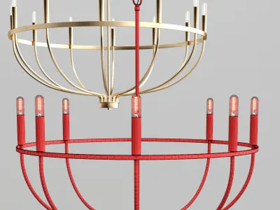 GREYSON CHANDELIER 3D model