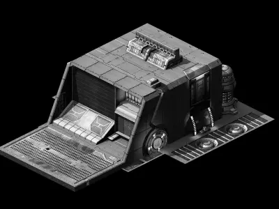 Spaceship - Gennacu 3D model