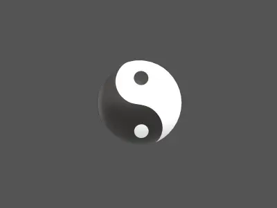 Taiji v1 001 Low-poly 3D model