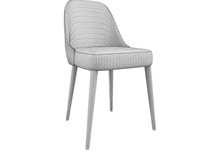 CHAIR BURTON TAUPE 3D model