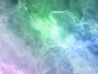 Space Universe Nebula Low-poly 3D model