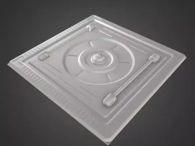 Sci-fi asset 2 - high poly 3D model