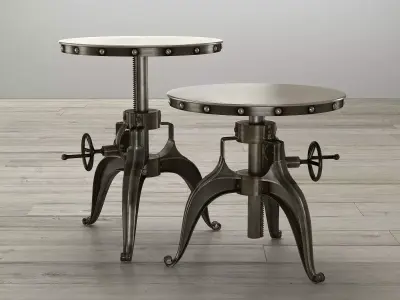 Crank 22 End Table 3D model