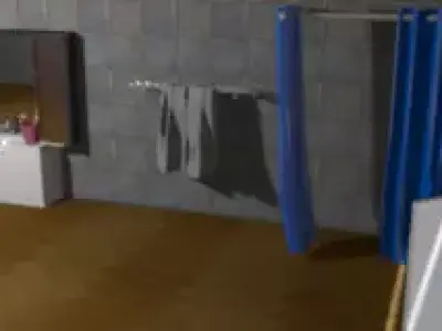 New Design Bathroom Low-poly 3D model