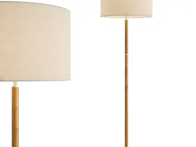 John Lewis Parawood Floor Lamp 3D model