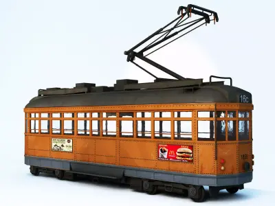 City Tram 3D model