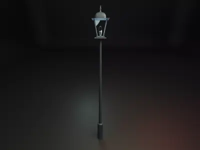 Street Lamp 3D model 8