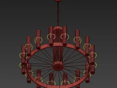 Visual Comfort chandelier 3D model buy