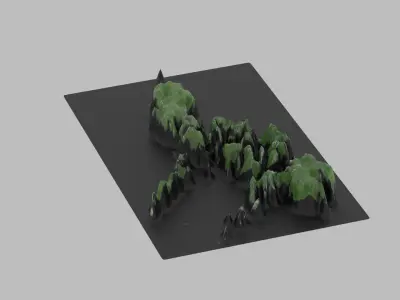 Philippines Map Country Low-poly 3D model