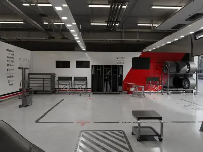  Racing Team Garage 5 Equipped 