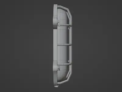 Boat lamp Low-poly 3D model